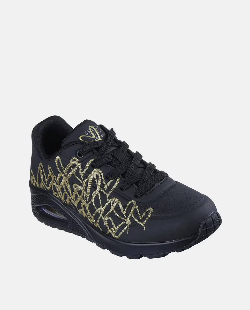 

Женские кроссовки Uno Goldcrown Skechers, черный