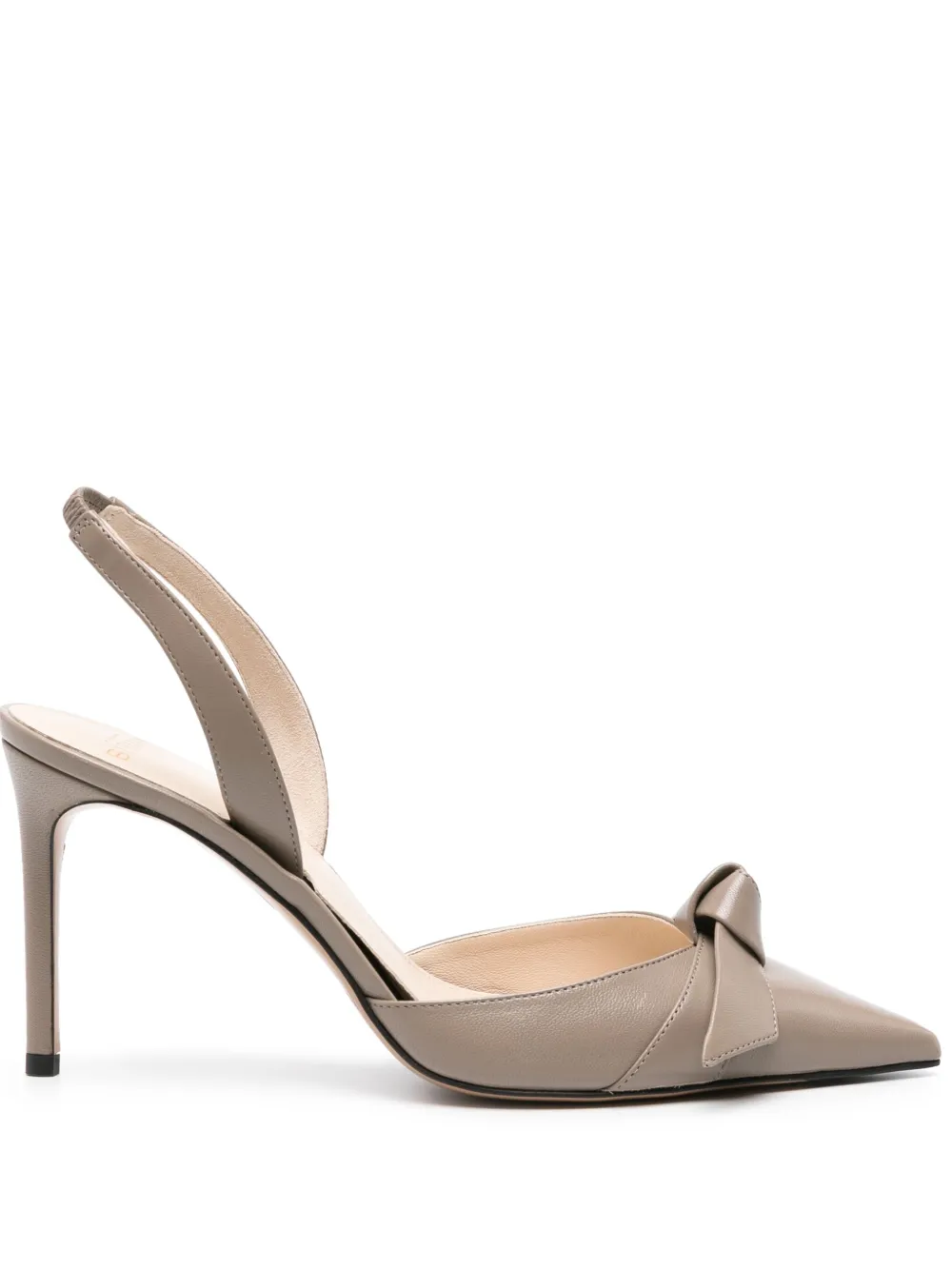 Туфли Clarita 90 с ремешком на пятке Alexandre Birman, серый