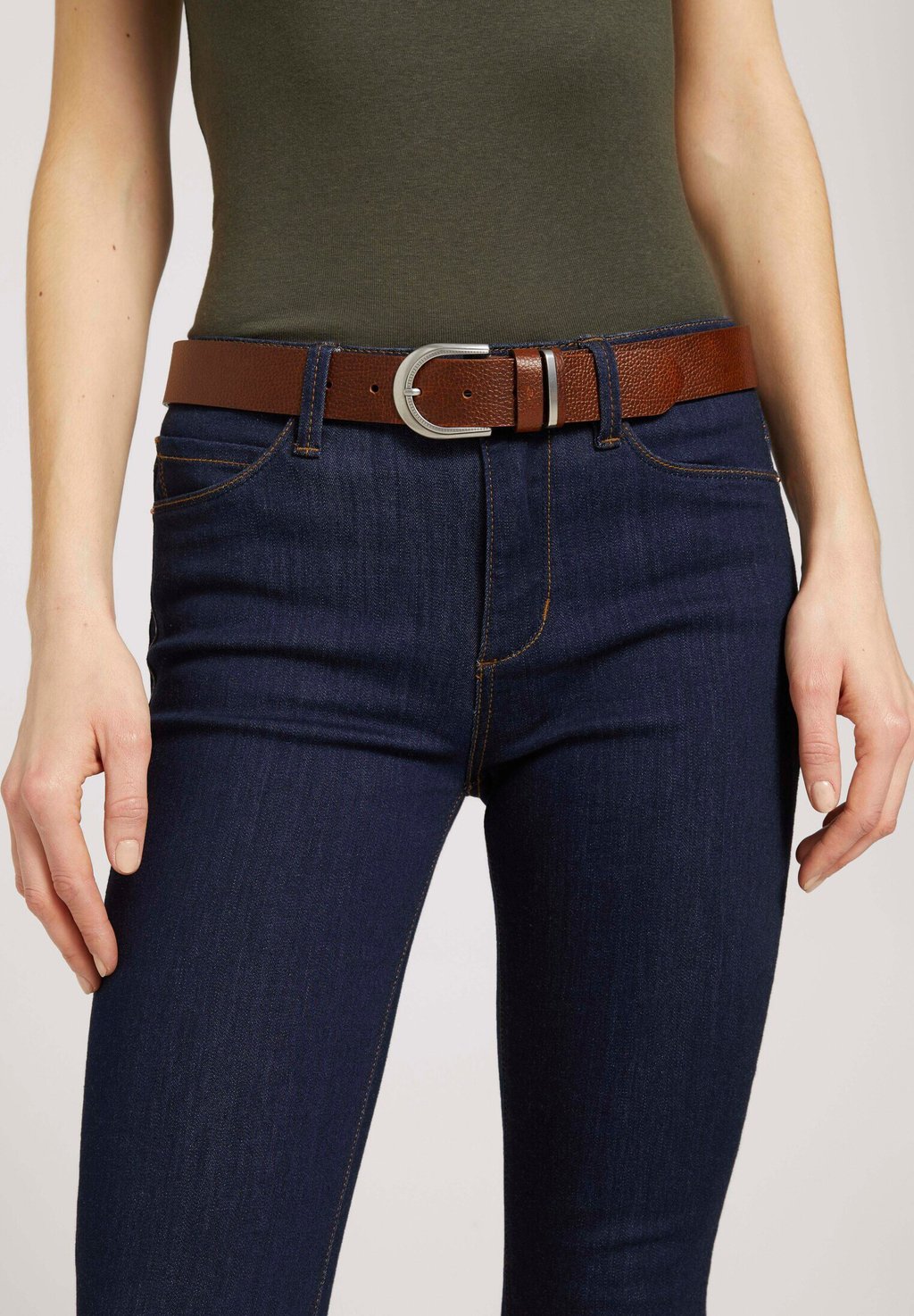 

Пояс TTSANDRA TOM TAILOR, светло-коричневый