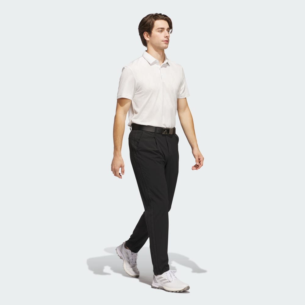 Спортивная футболка Adidas Ultimate365 Micro Texture Polo Shirt, белый — фото 3
