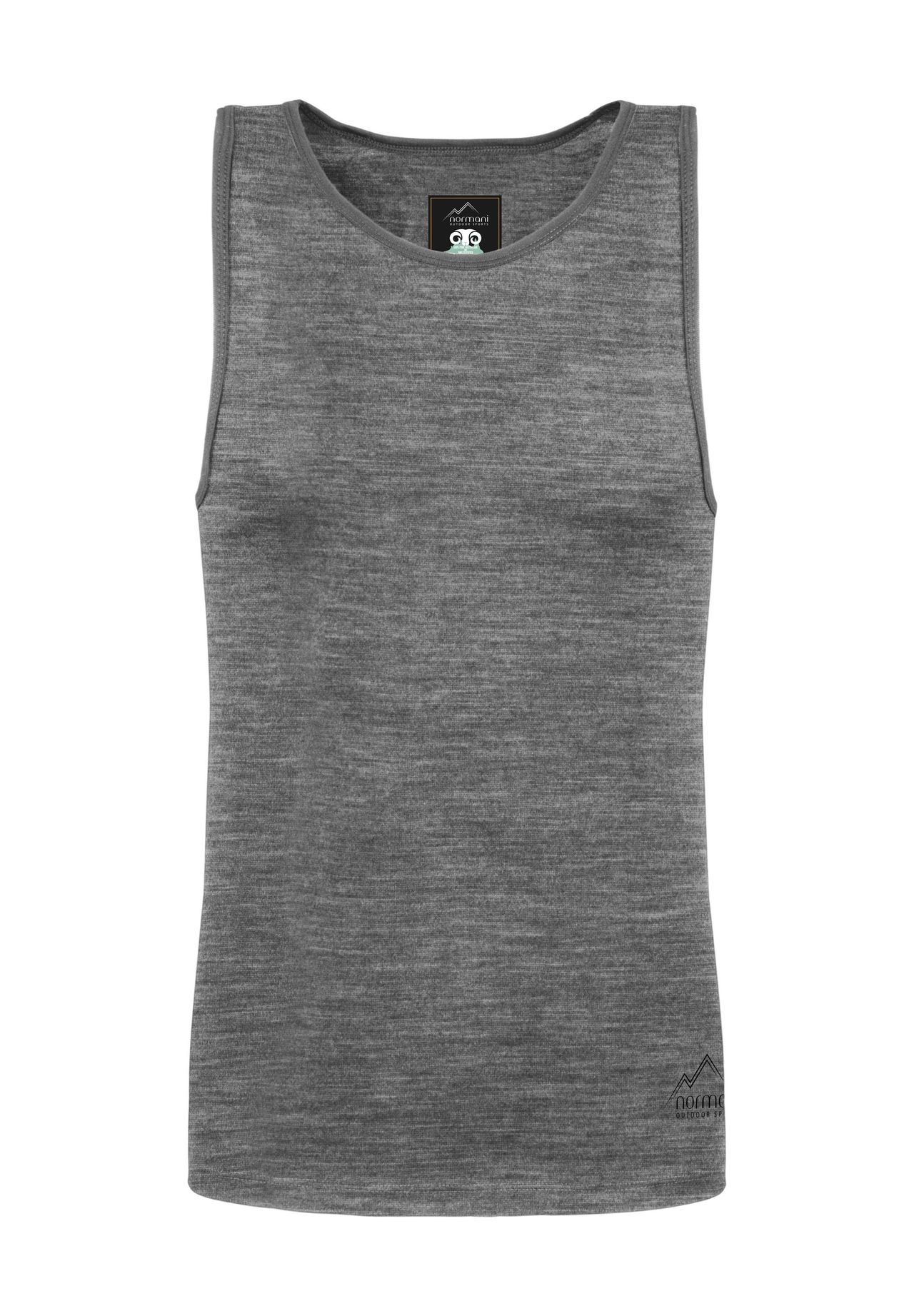 

Мужская майка из шерсти мериноса Алис-Спрингс Normani, серый