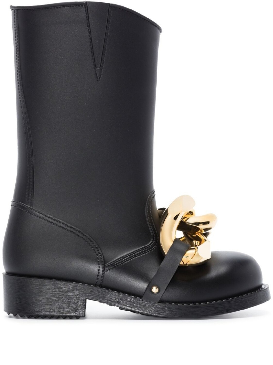 JW Anderson сапоги Hight Chain, черный