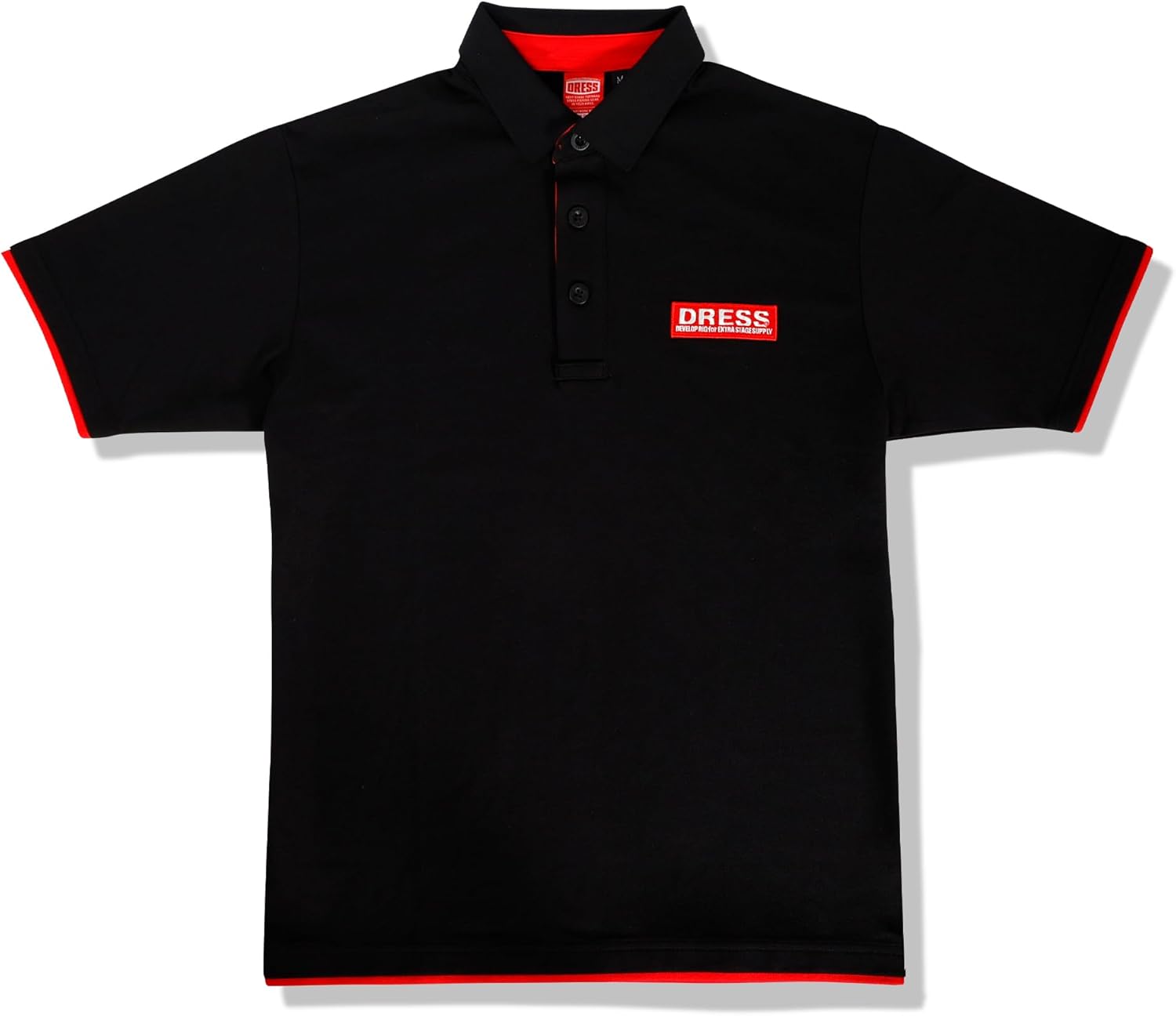 

Поло-рубашка с многослойным дизайном, размеры S - 4XL, короткий рукав, для активного отдыха, рыбалки, брендовая, спортивная Dress, черный