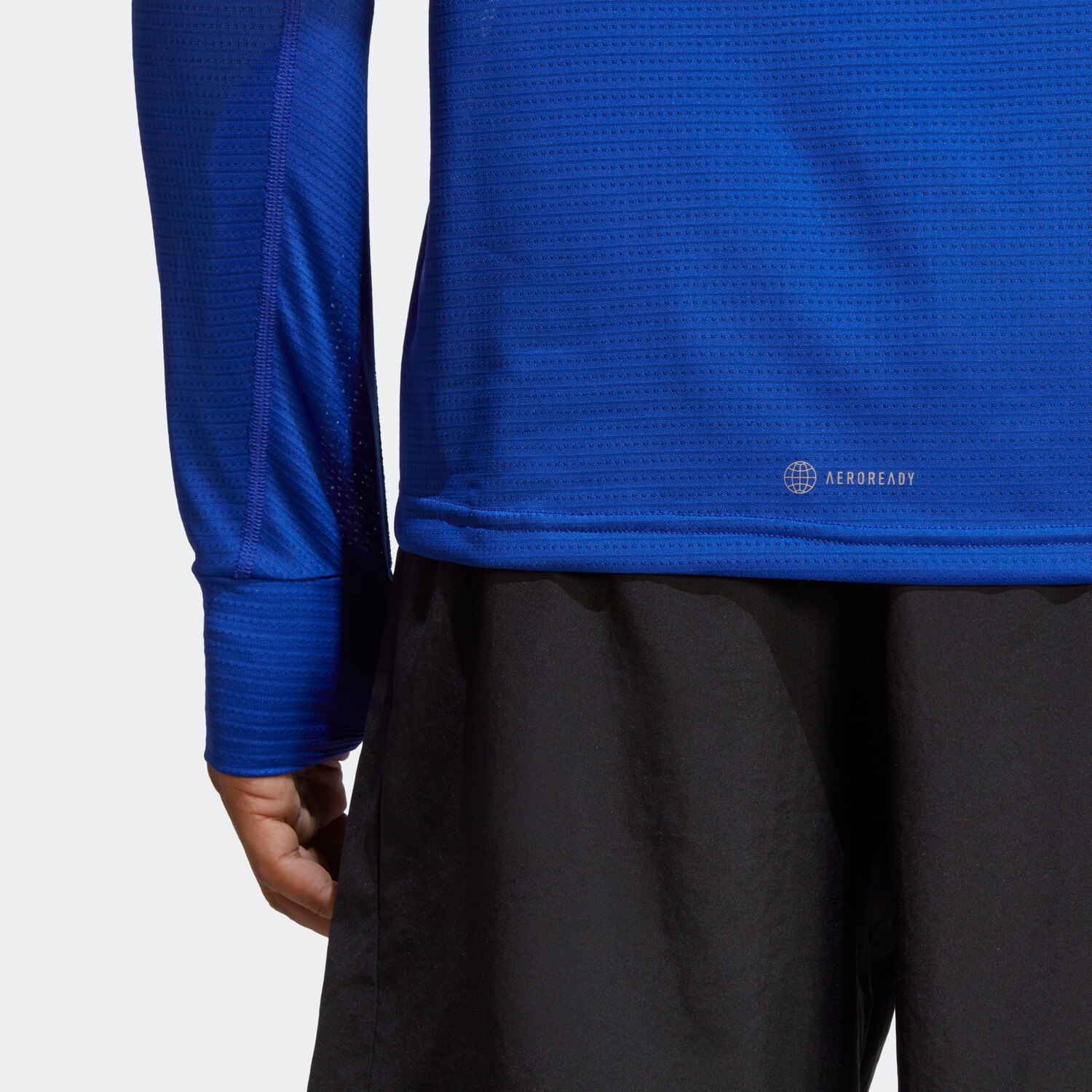 Футболка мужская королевская Adidas, цвет Royal — фото 4