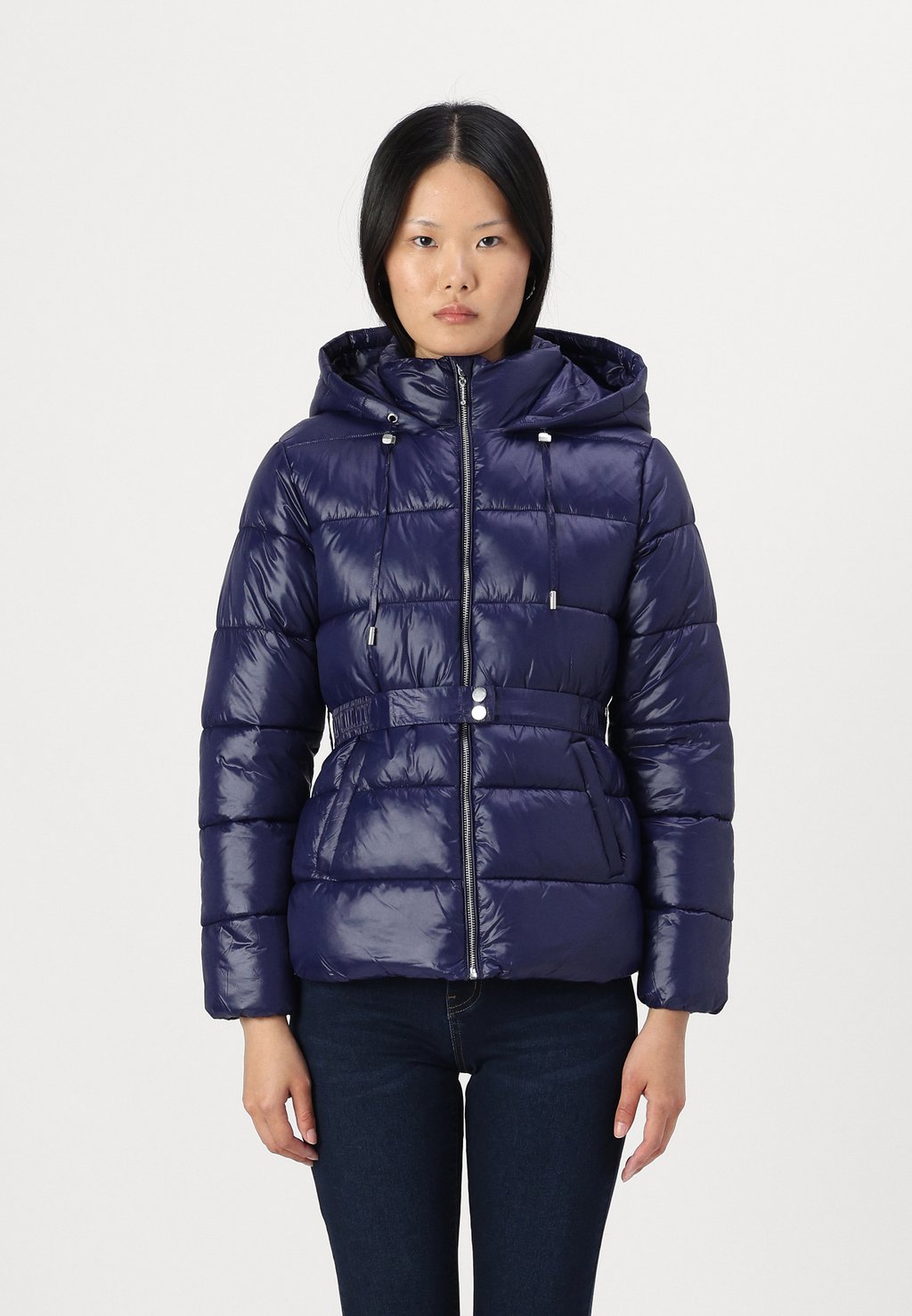 

Зимняя куртка ONLSCARLETT QUILTED BELTED JACKET ONLY, темно-синий
