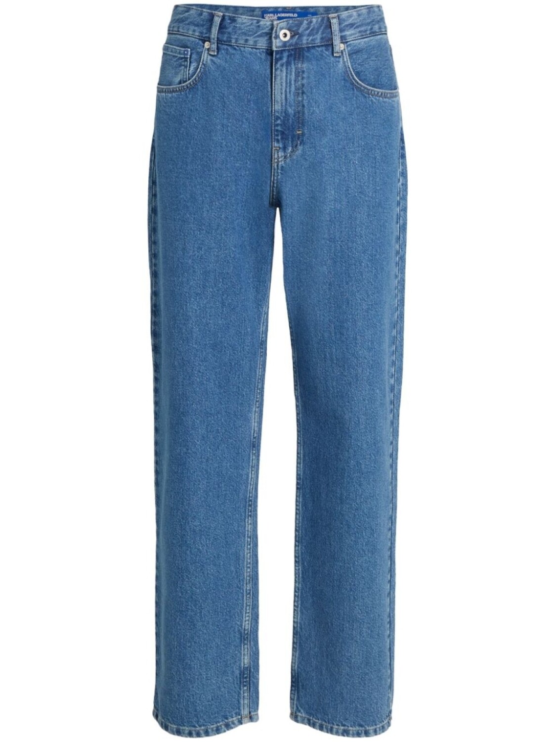 

Karl Lagerfeld Jeans джинсы свободного кроя с принтом, синий
