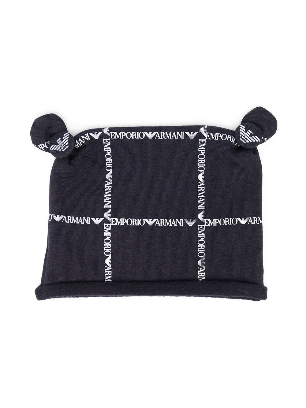 

Шапка бини с логотипом Emporio Armani Kids, синий