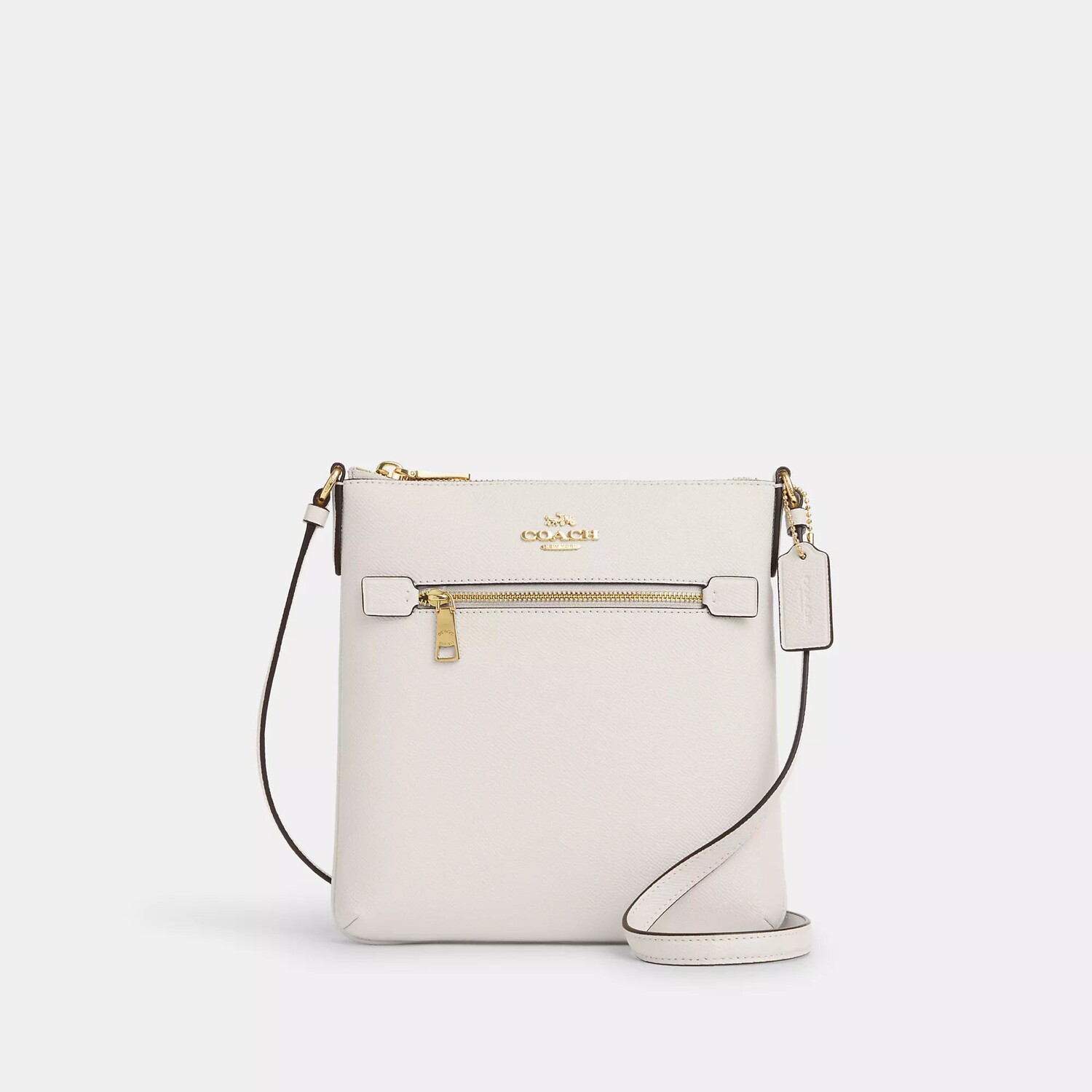 

Сумка для документов Coach Outlet Mini Rowan, цвет Gold/Chalk