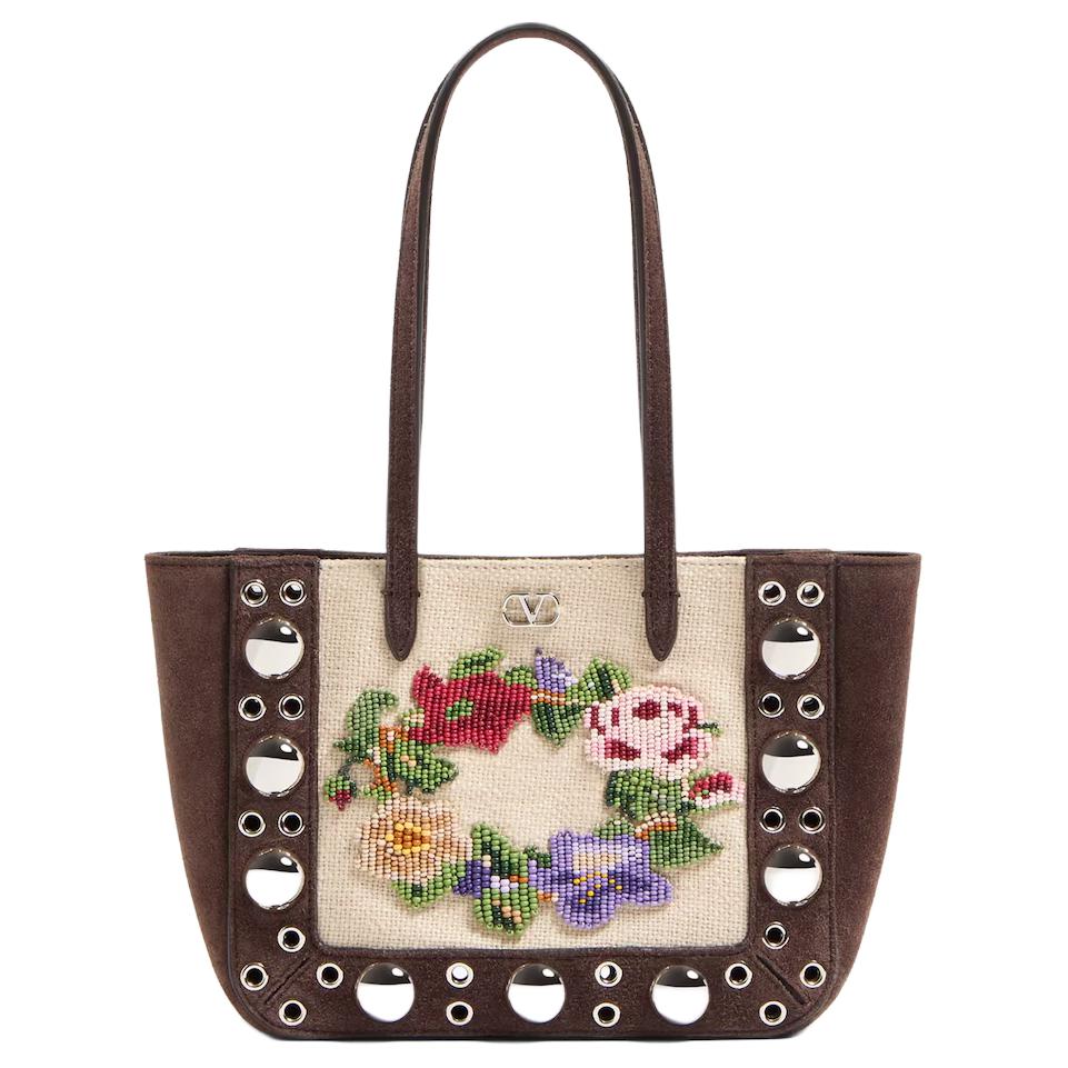 

Valentino Льняная сумка шоппер