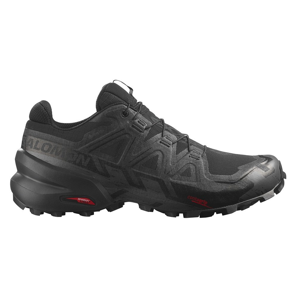 Кроссовки для трейлраннинга Salomon Speedcross 6 GORE-TEX (мужские), Black/Black — фото 2