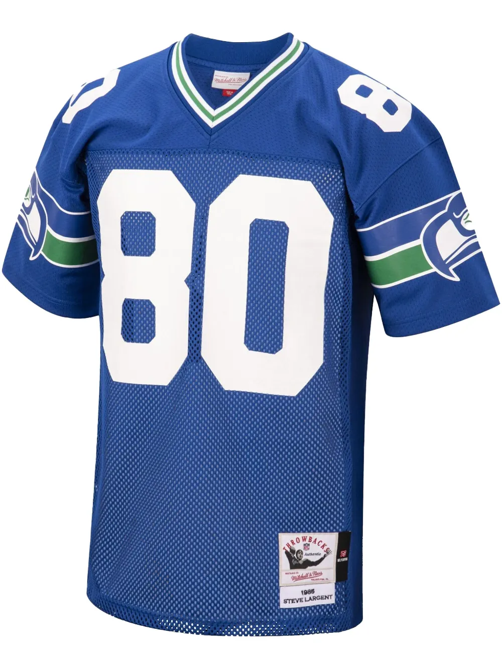 

Топ 1985 Steve Largent Authentic Seattle Seahawks Mitchell & Ness, синий