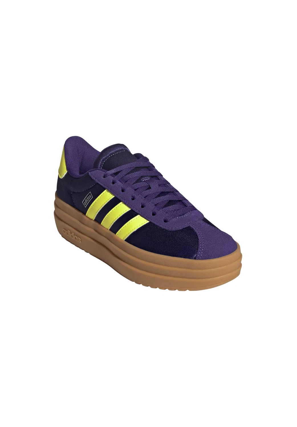Сникерсы низкие VL Court Bold, Adidas, лиловый