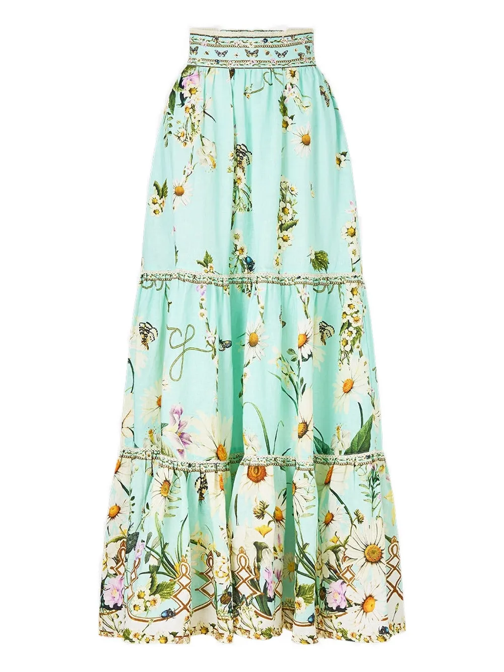 

Юбка с завышенной талией Free Fall Camilla, зеленый