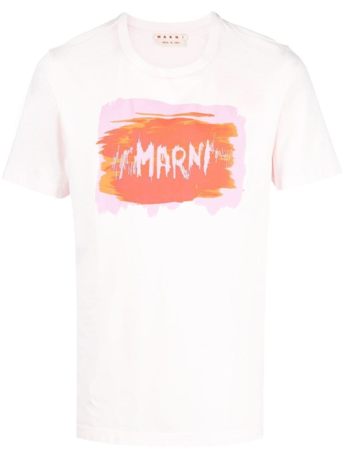 

Marni футболка с логотипом, розовый