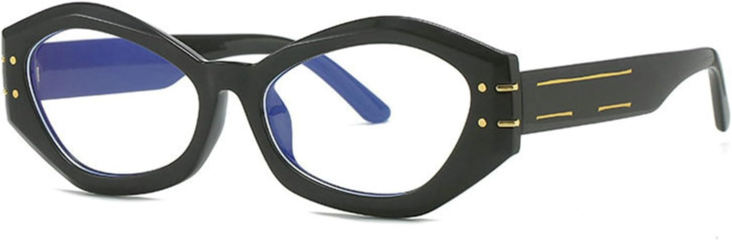 

Винтажные черные солнцезащитные очки Helena неправильной формы, женские, с металлическими линиями, «кошачий глаз», защита от ультрафиолета UV400, дизайнерские женские панк-солнцезащитные очки S65, Clear