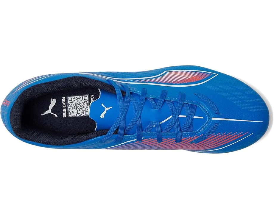 Кроссовки PUMA Ultra 6 Play Firm, Artificial Ground Soccer Cleats, Ultra Blue/White/Glowing Red — фото 2