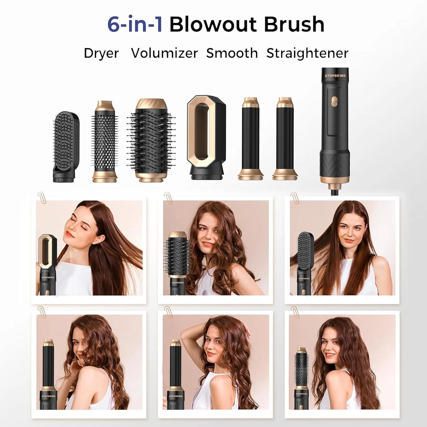 Набор для укладки волос 6 в 1 «Pro Airstyler» от Atopskins Atopskins — фото 2