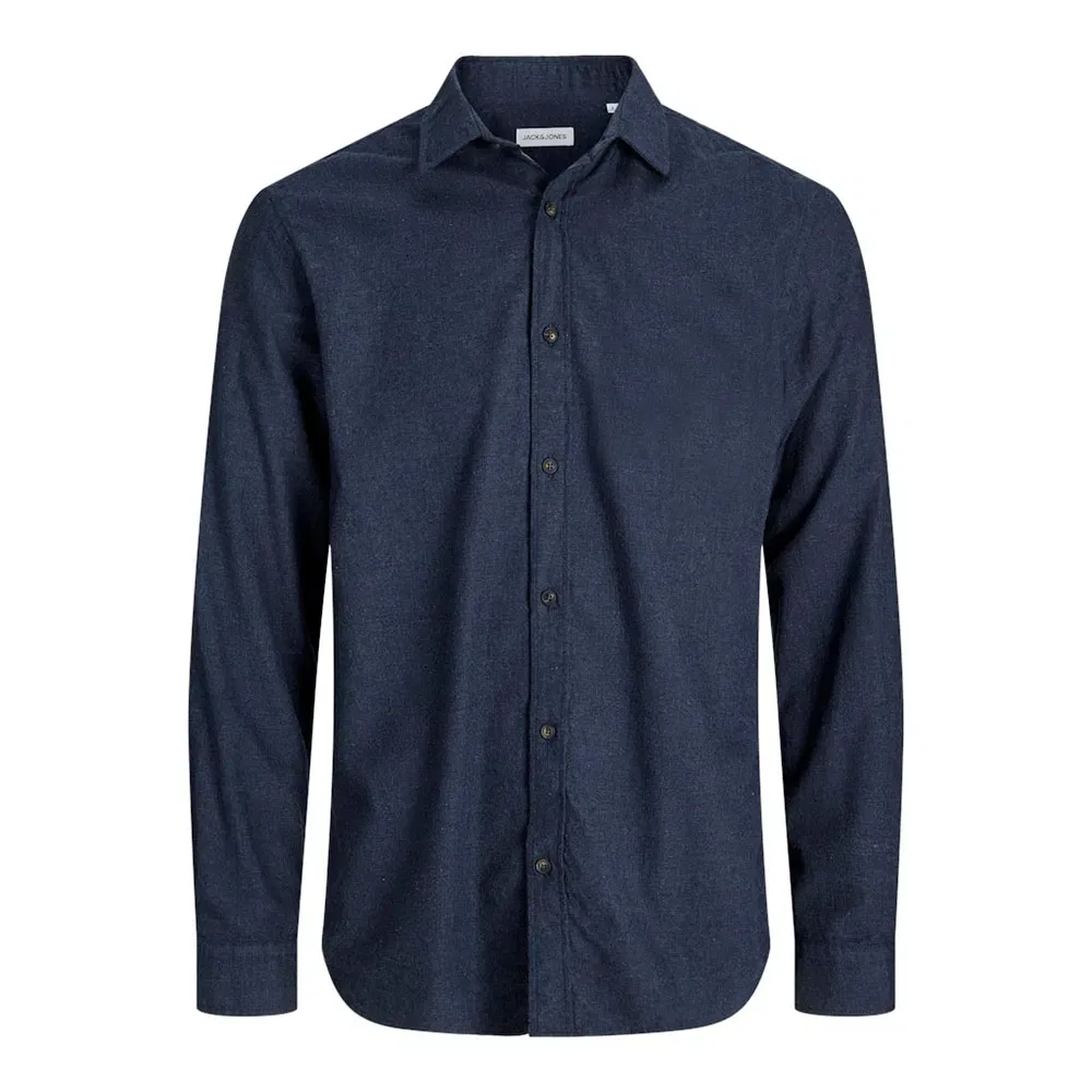 Рубашка с длинным рукавом Classic Melange Jack & Jones, синий