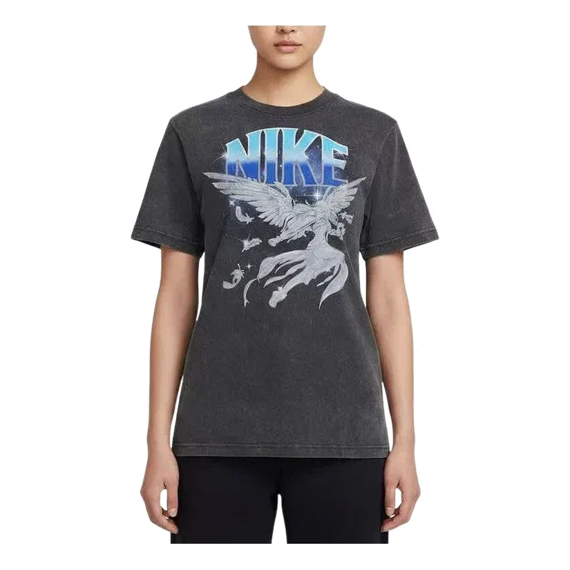 Женская футболка Nike Sportswear Anthractie, черный