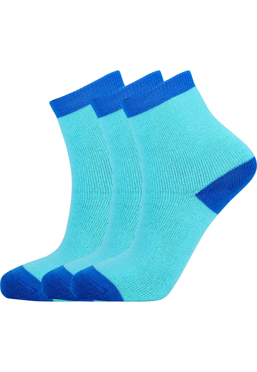 Детские спортивные носки Lime Zigzag, Lagunenblau / Atlantikblau