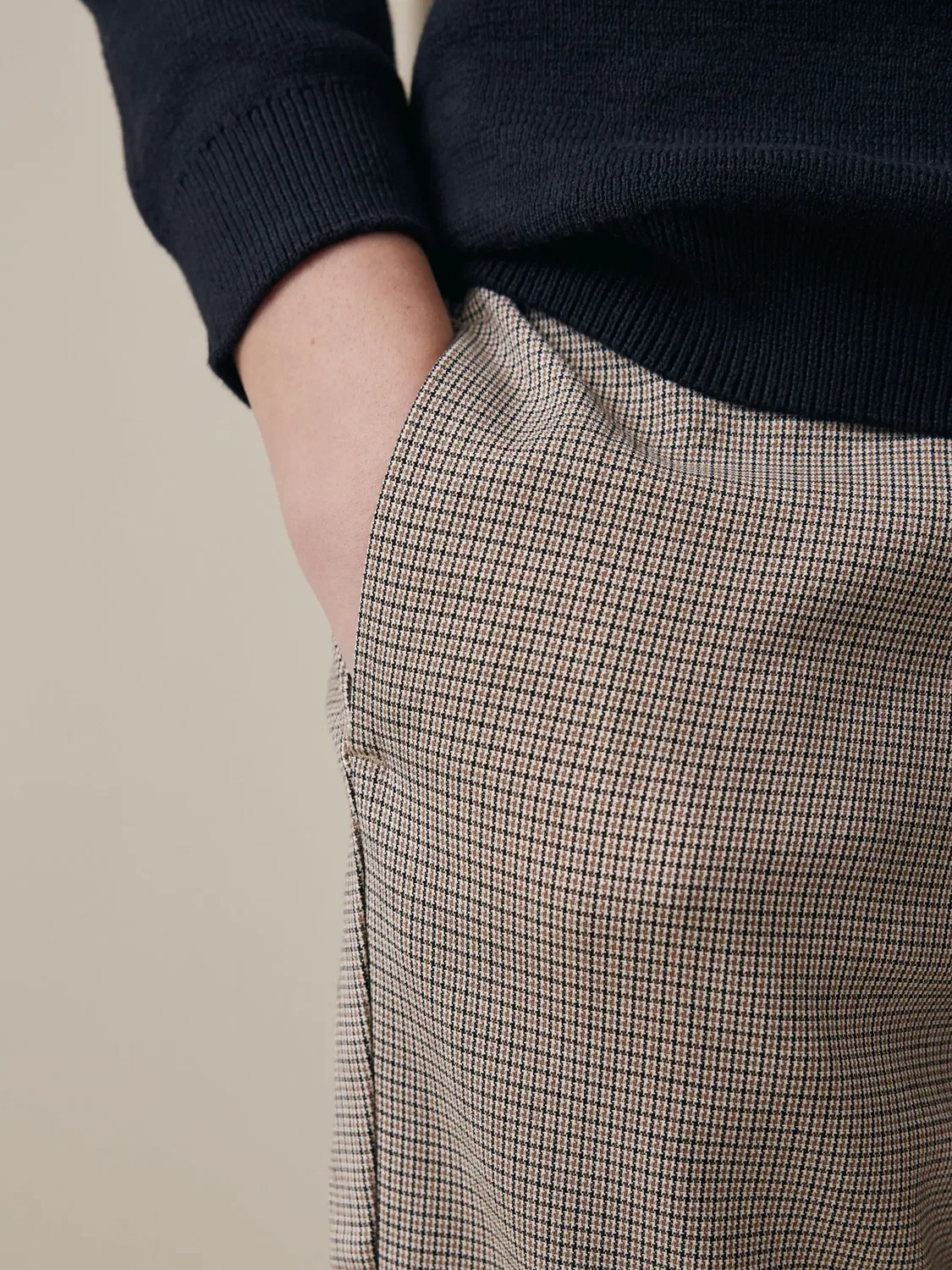 Брюки классические Smart Woven Next, коричневый — фото 4