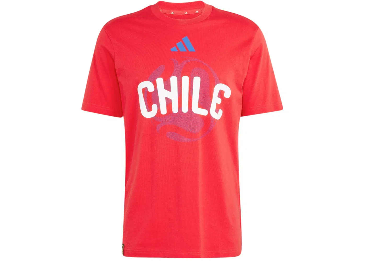 Мужская футболка с принтом Adidas FIFA World Cup 26 Chile T-Shirt, Pure Ruby