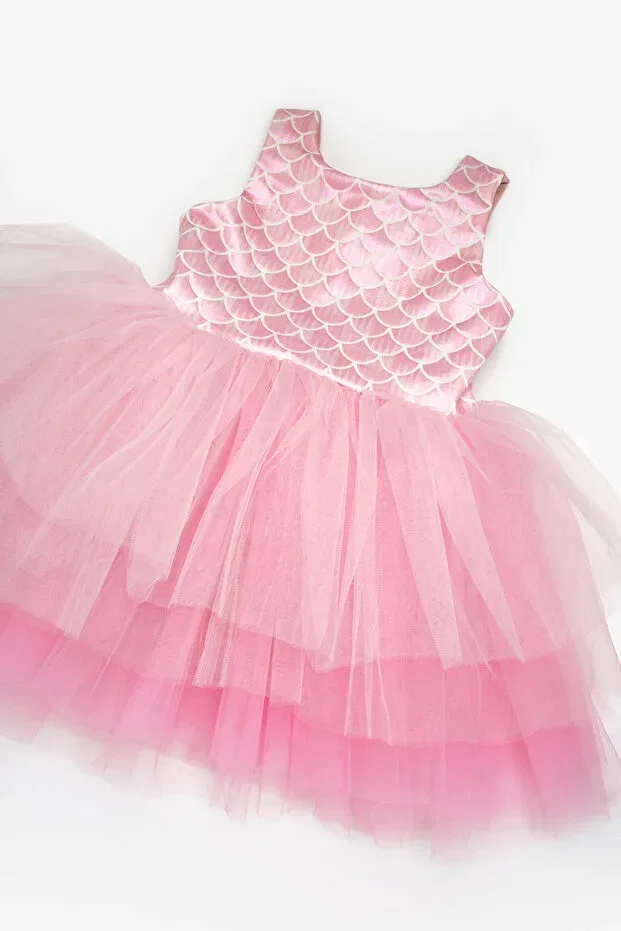 Детское платье для девочек с принтом Emma Le Mabelle, Pink — фото 3