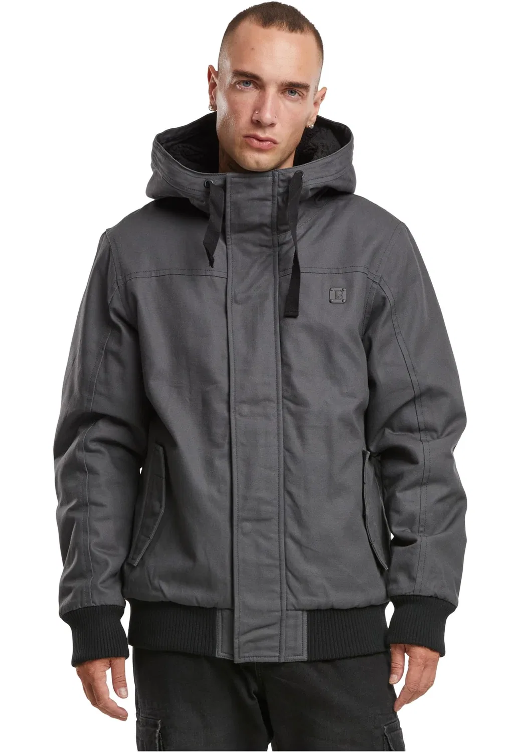 Мужская куртка Brandit Essential, Anthracite — фото 2