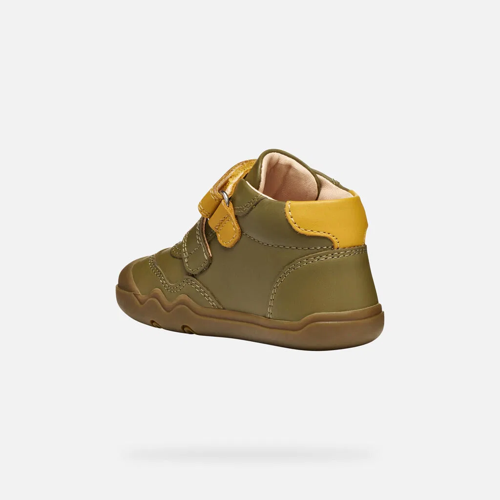 Детские кроссовки с принтом Modell B Steppieup Boy Geox, Pistaziengrun — фото 4