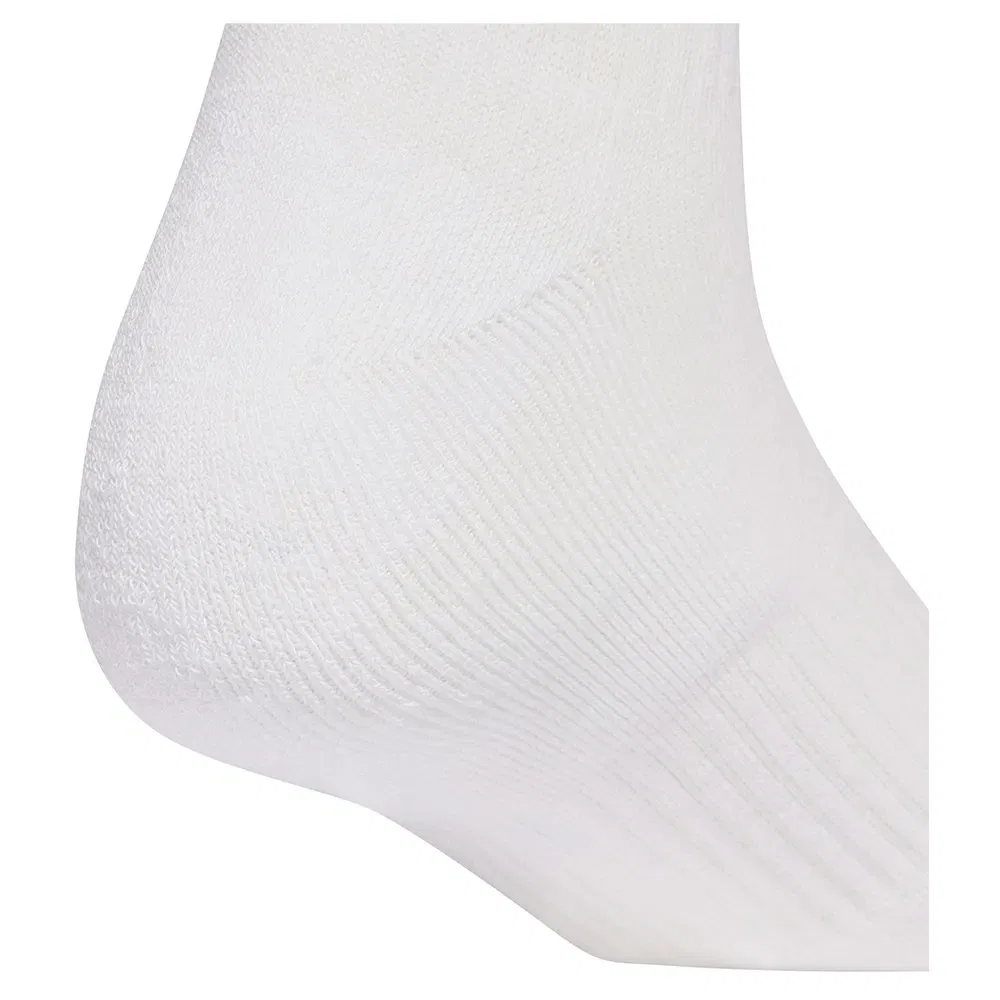 Женские носки с легкой амортизацией и поддержкой свода стопы 3 Stripes Essentials Cushioned Crew Socks Adidas, White — фото 4