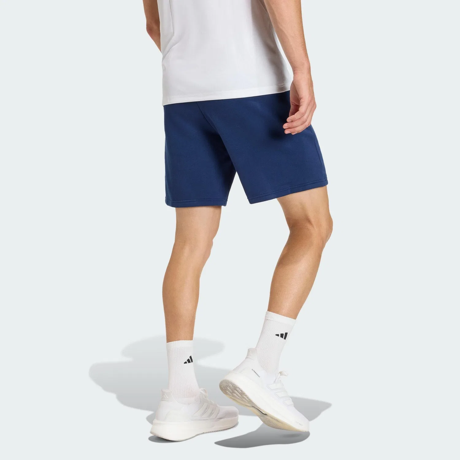 Мужские шорты из футера Entrada26 Adidas, Navyblau Weiss — фото 3