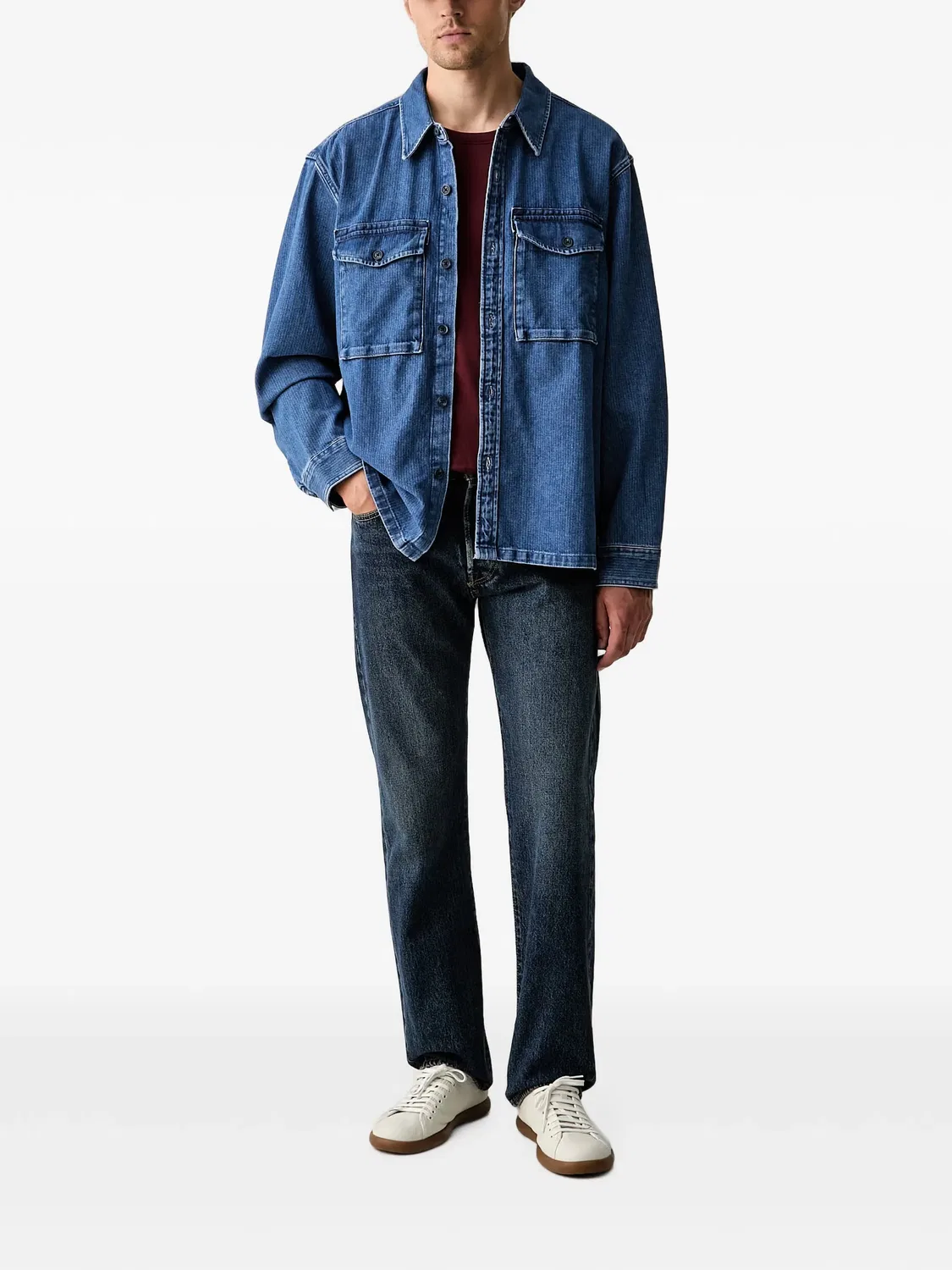 Джинсовая рубашка Waller Levi'S, синий — фото 2