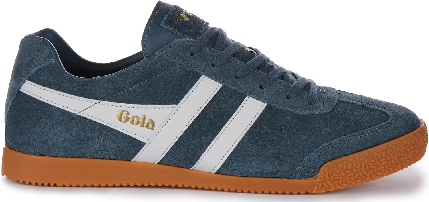 Кроссовки Gola Harrier Suede CMA192IE, синий — фото 3