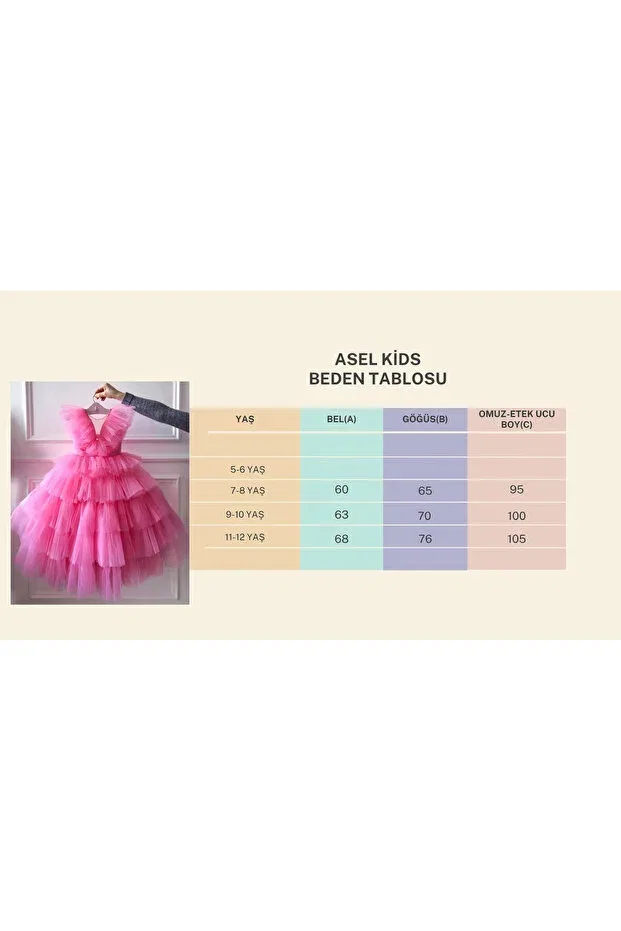 Детское платье для девочек из фатина My First Party Asel Kids, Lila — фото 2