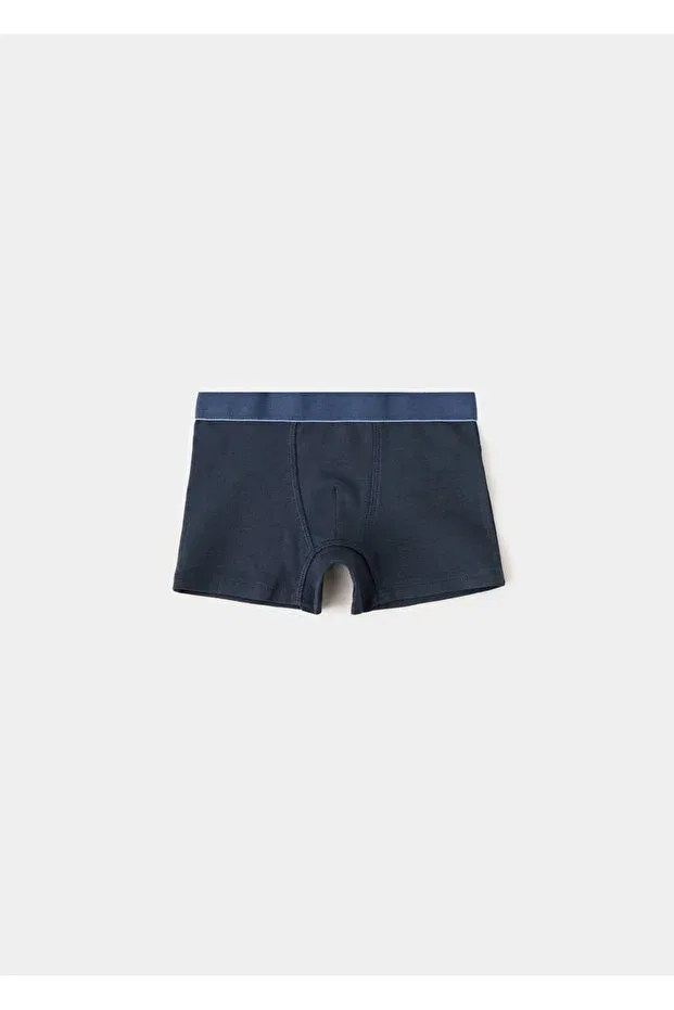 Детские шорты-боксеры для мальчиков комплект из 3 шт Karma Mango Kids, Navy Blue — фото 4
