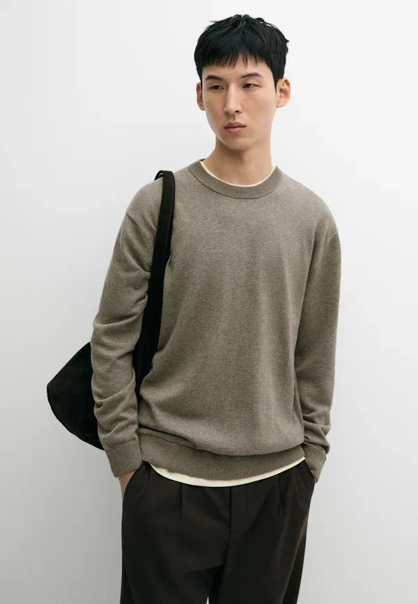 Свитер, джерси, Jumper, Massimo Dutti, хаки