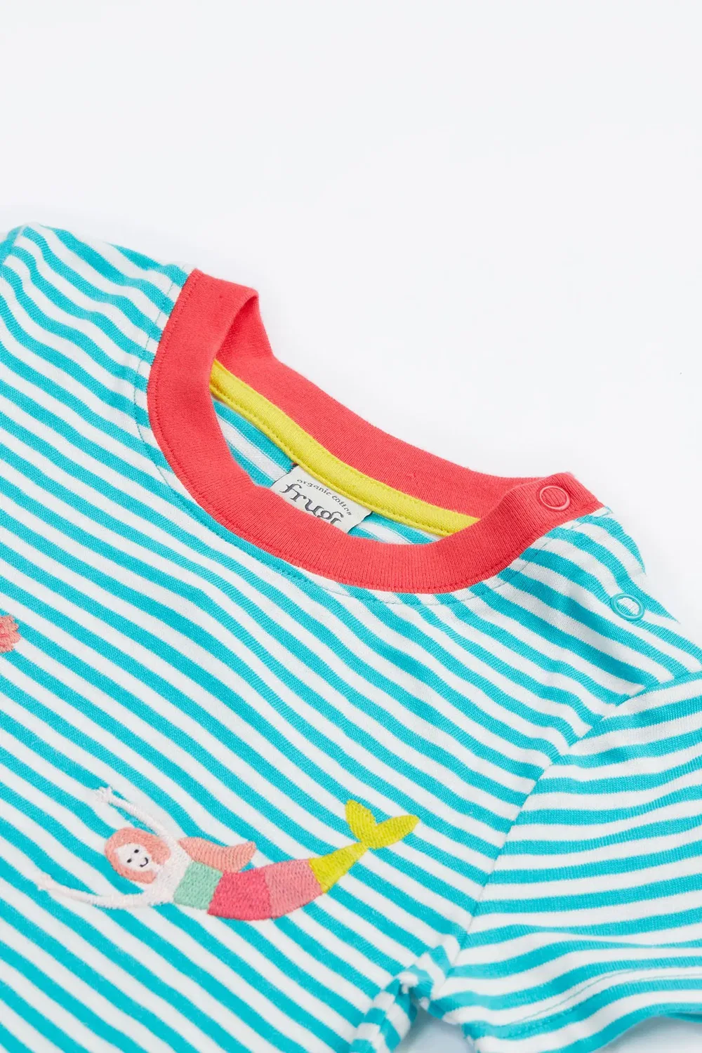 Детская футболка с вышивкой Ennis Frugi, Blue — фото 4