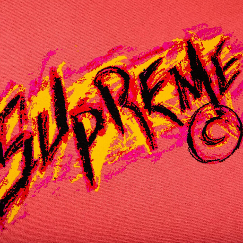 Футболка Supreme Scratch, розовый — фото 3