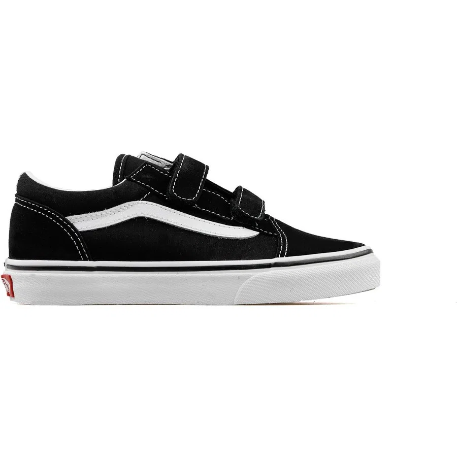 Кеды с принтом Vans Old Skool V, Бело-черный