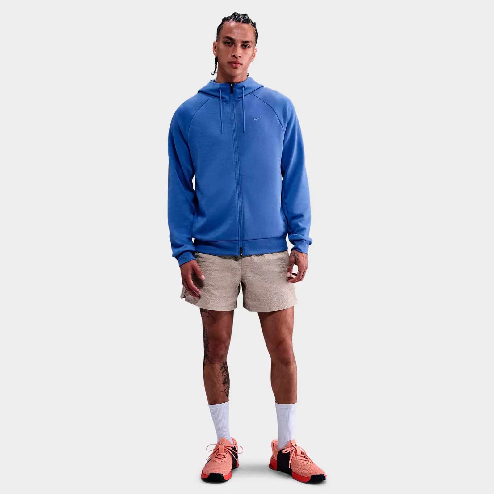 

Худи Men's Nike Primary Dri-FIT UV Full-Zip Versatile, синий