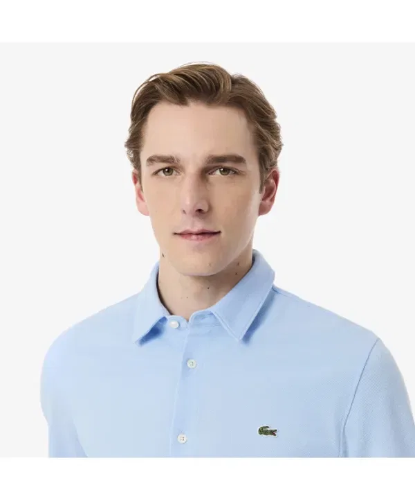 Сорочка slim fit Lacoste, белый — фото 2