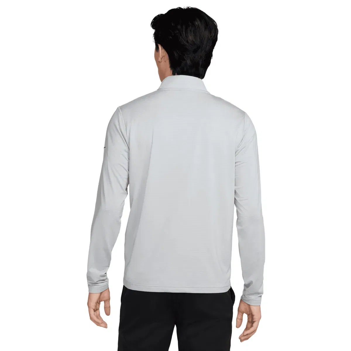 Мужской топ с молнией Dri-Fit Nike, Grey — фото 2
