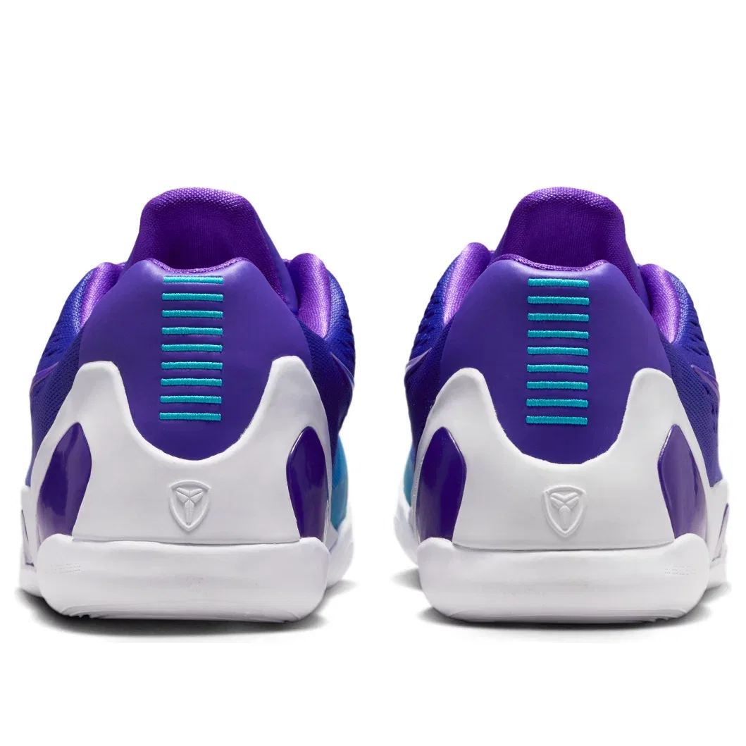 Детские кроссовки с шнуровкой Kobe 9 Low EM Hornets Nike, фиолетовый — фото 4