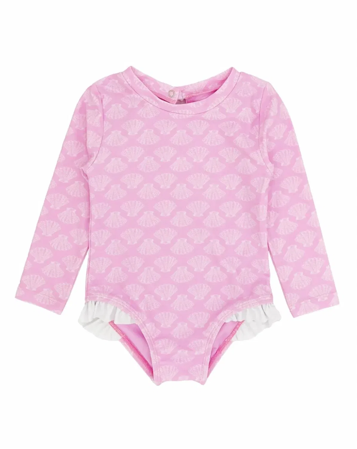 Детский купальный комбинезон для девочек с защитой UPF 50+ Coastal Cutie feather 4 arrow, Pop Pink