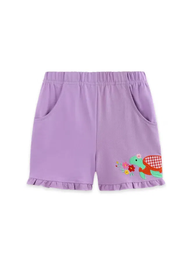 Шорты с вышивкой животного Aosta Betty Store