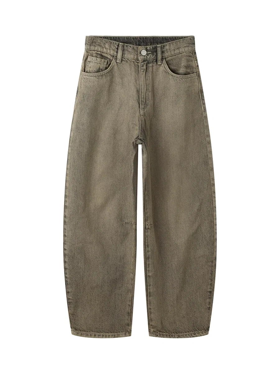 Джинсы NAME IT Barrel Jeans 'NKMBEN' в цвете Umbra