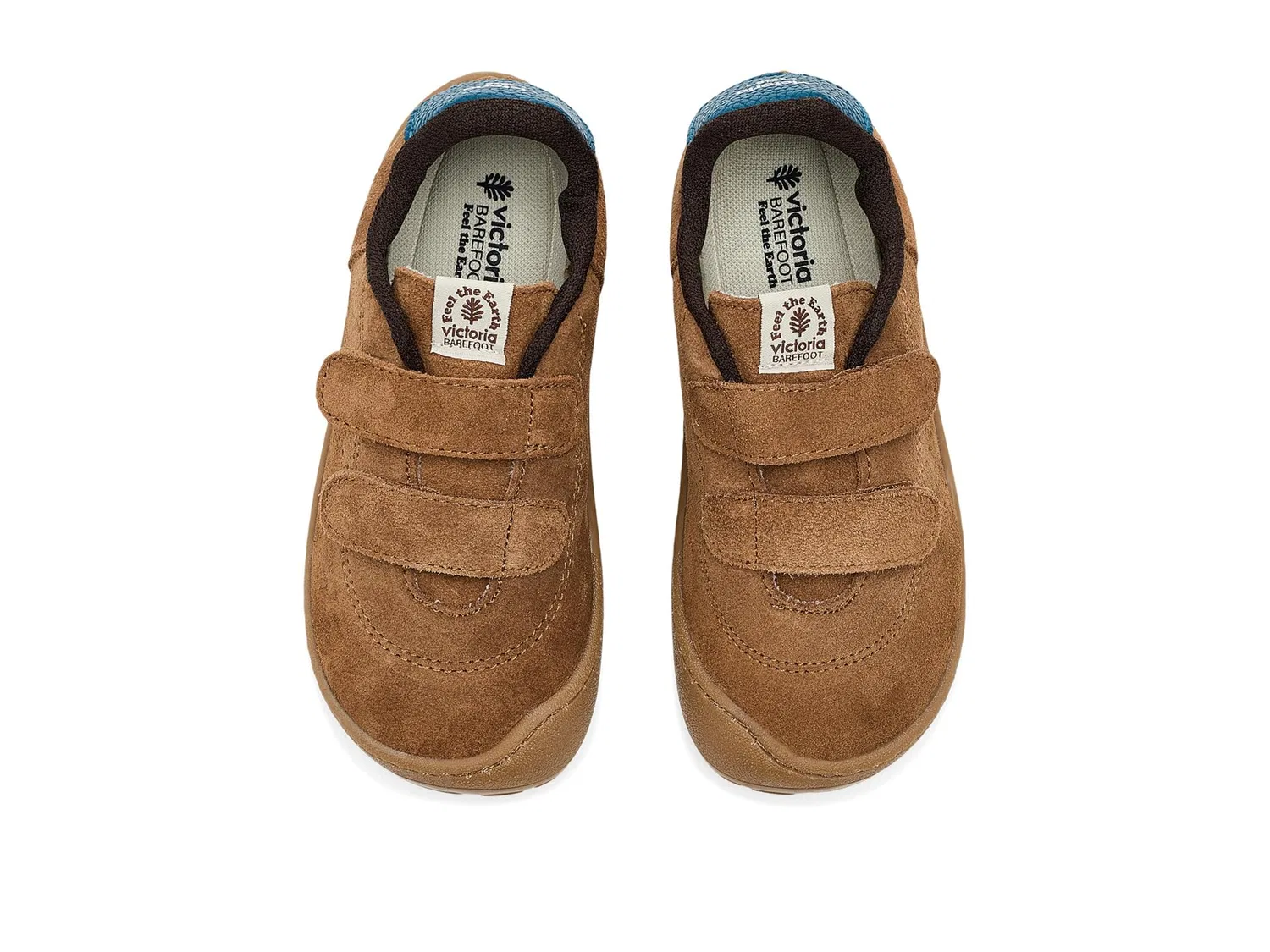 Кроссовки Bosco Barefoot Suede (для младенцев, малышей, маленьких и больших детей) Victoria Kids, Cuero — фото 3