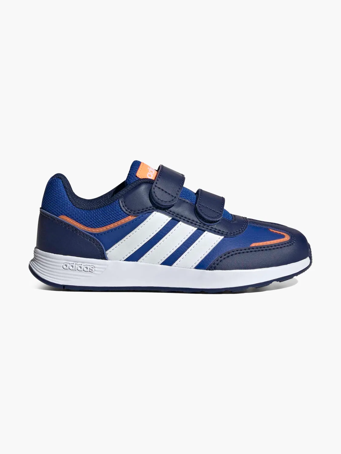 Детские полуботинки на липучках Adidas TENSAUR SWITCH CF C, синий
