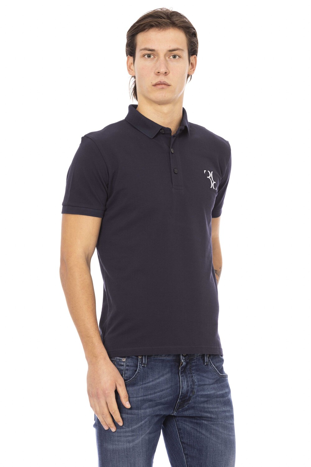 

Рубашка-поло Billionaire S/s "bb" Embroidery, темно-синий/белый