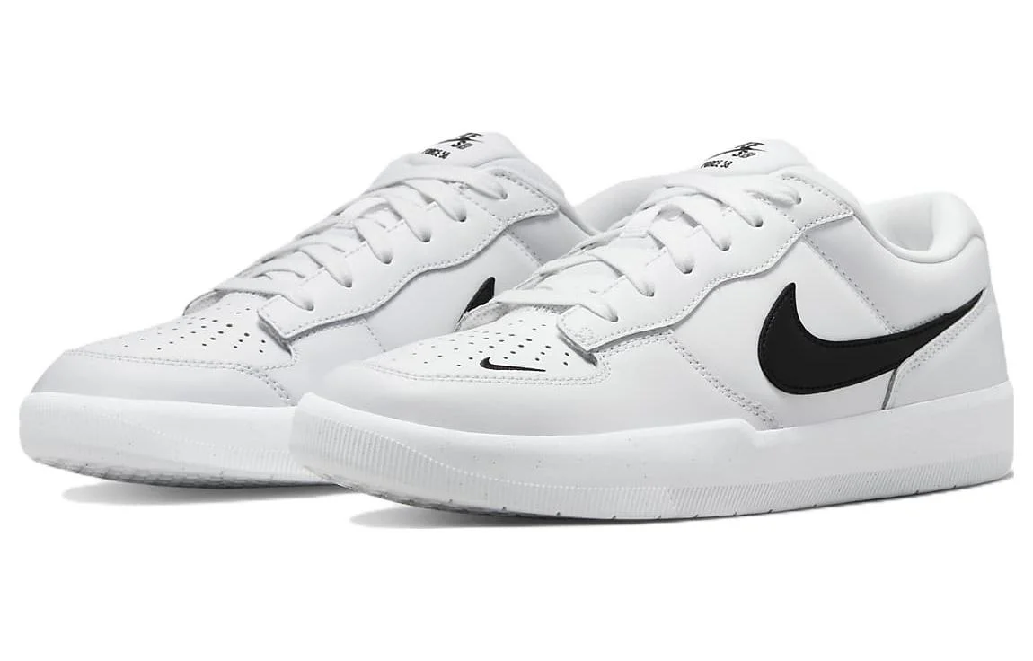 Кроссовки Nike SB Force 58 Premium, белый/черный — фото 3